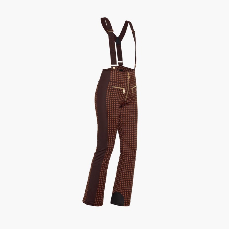 Pantalon Esquí Goldbergh STARSKI Marrones Oscuro | OUIPQV-974