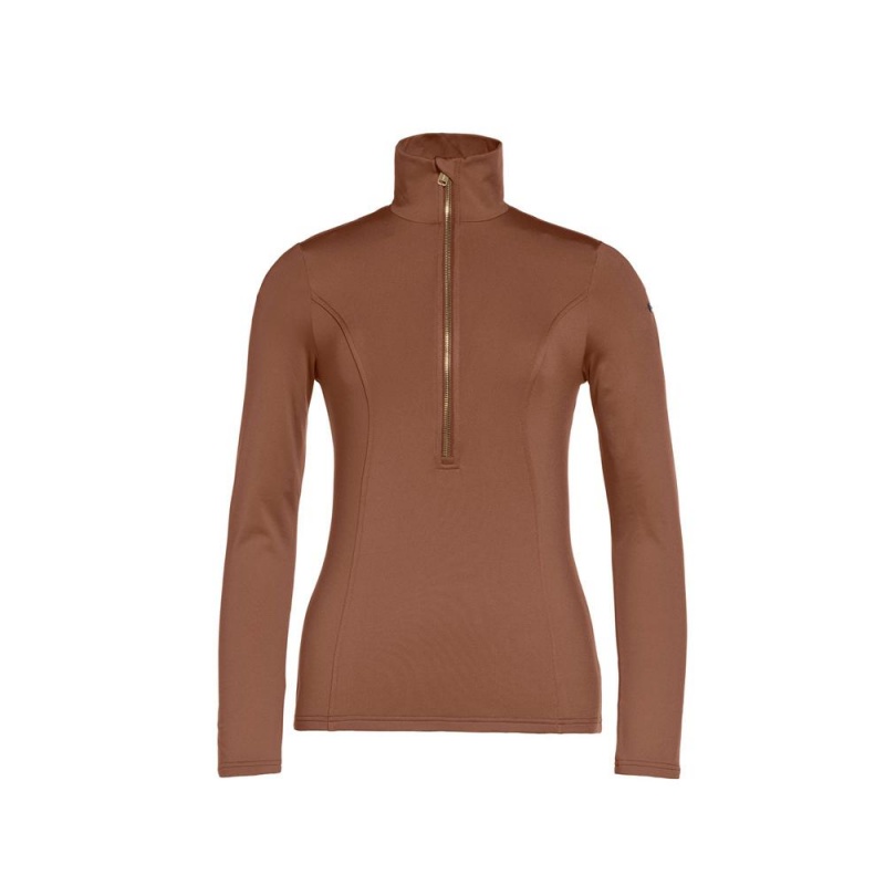 Ski Pully Goldbergh SERENA Marrones Oscuro | JQLDYU-612