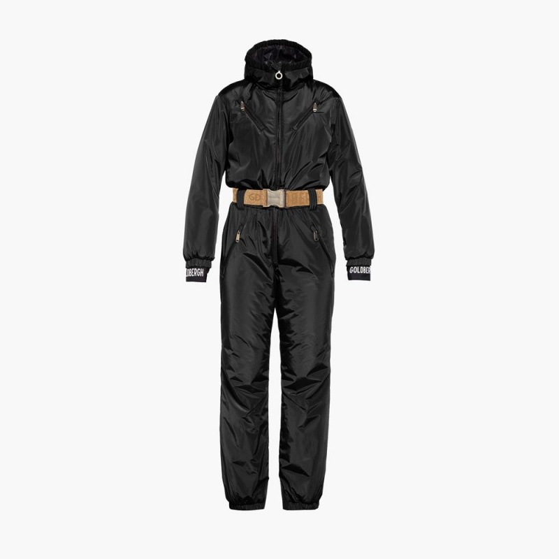 Ski Suit Goldbergh LEXI Negras | OUKYLJ-120