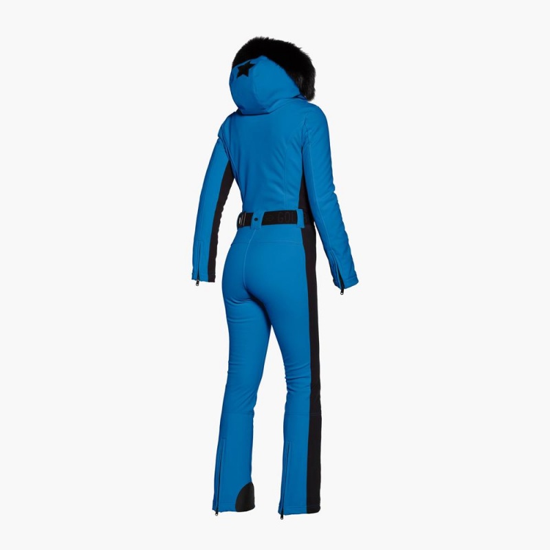 Ski Suit Goldbergh PARRY faux border Azules | TLXEJF-417