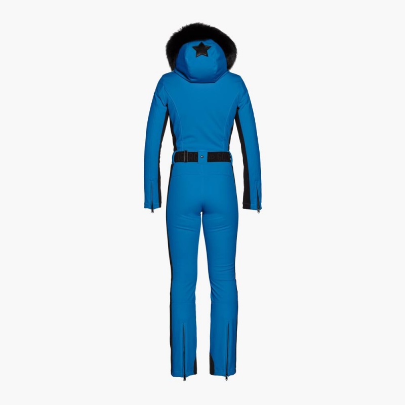 Ski Suit Goldbergh PARRY faux border Azules | TLXEJF-417