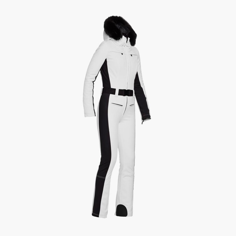 Ski Suit Goldbergh PARRY faux border Blancas | EBSGKN-372