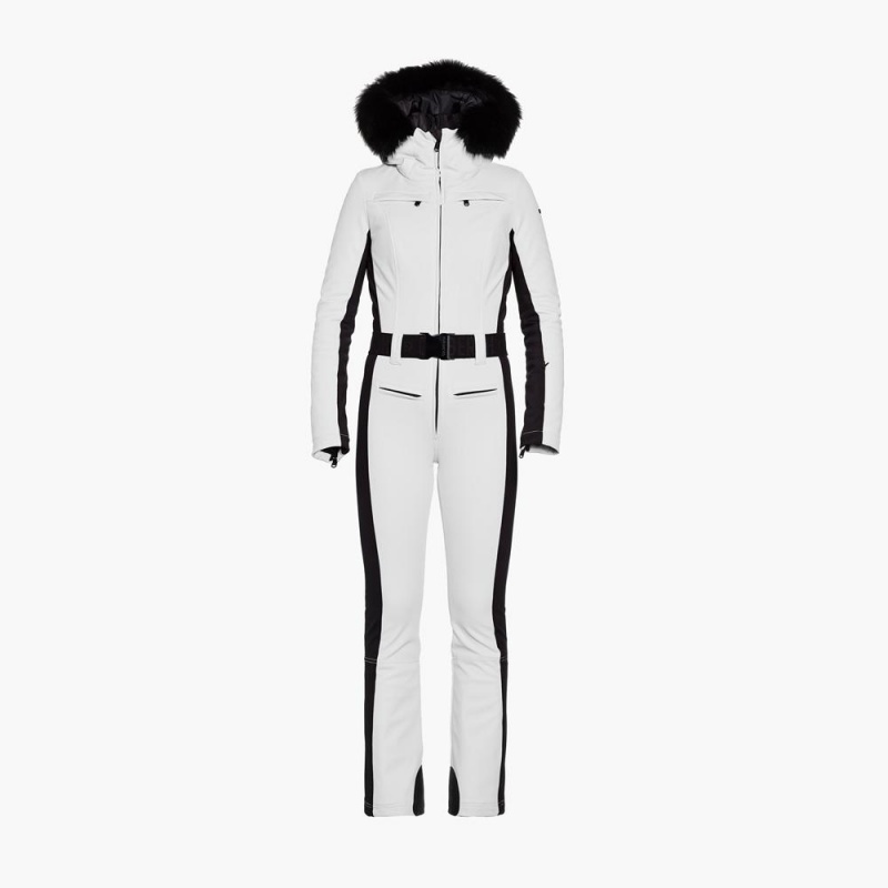 Ski Suit Goldbergh PARRY faux border Blancas | EBSGKN-372