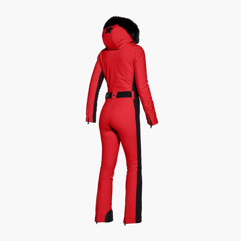 Ski Suit Goldbergh PARRY faux border Rojas | IJHKYS-583