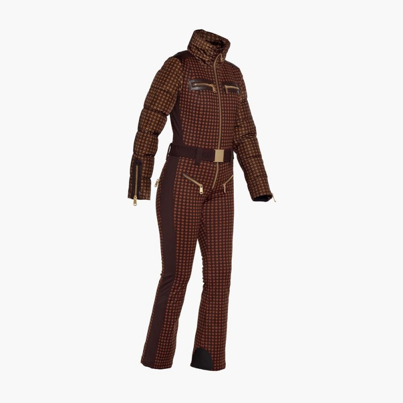 Ski Suit Goldbergh STARSTRUCK Marrones Oscuro | GYCLWZ-632