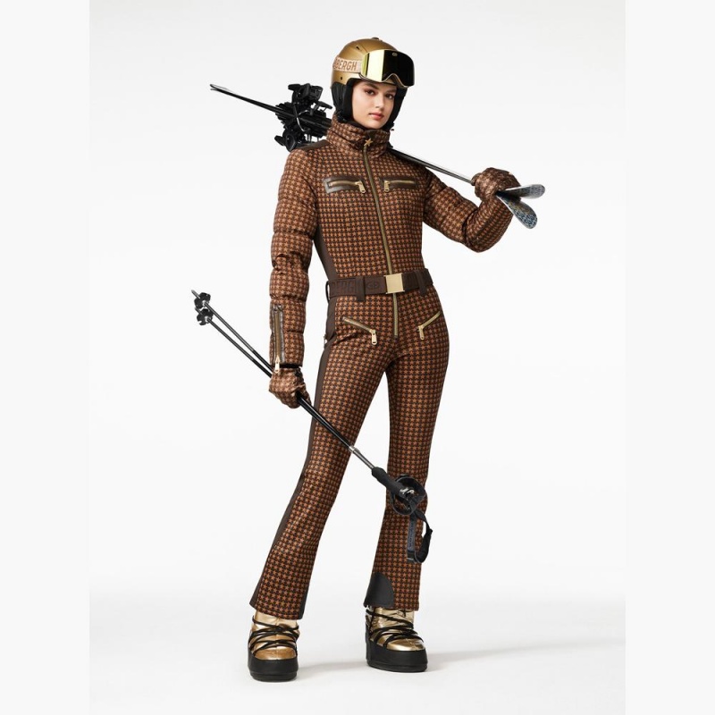 Ski Suit Goldbergh STARSTRUCK Marrones Oscuro | GYCLWZ-632