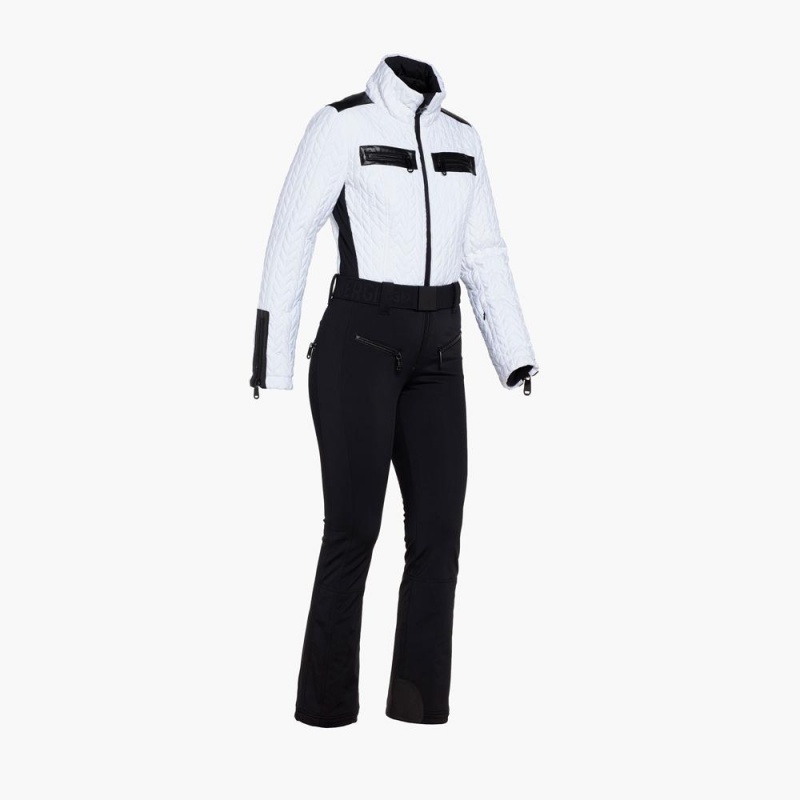 Ski Suit Goldbergh VISION Negras Blancas | YKULDE-416