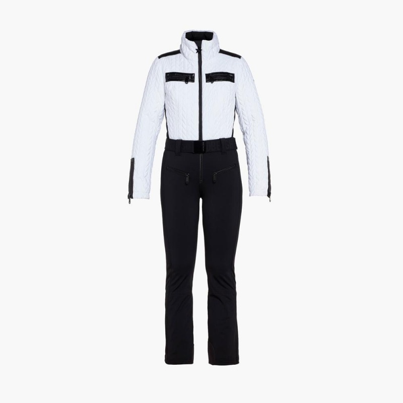 Ski Suit Goldbergh VISION Negras Blancas | YKULDE-416