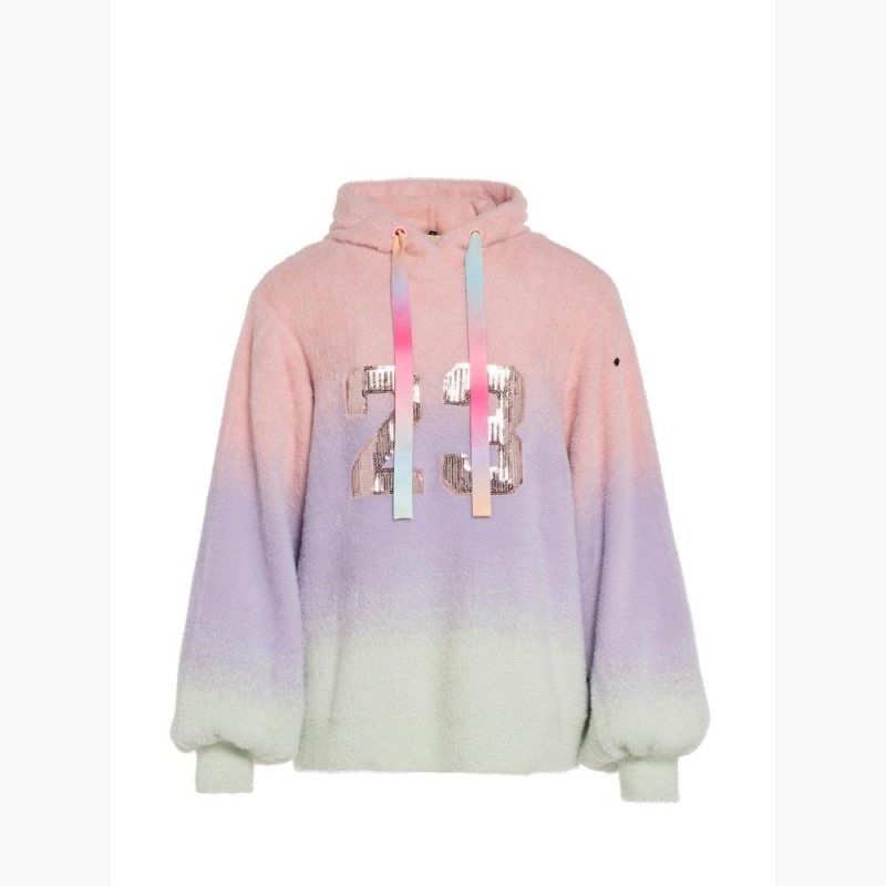 Sudadera con Capucha Goldbergh DESIRE hooded knit Pink/Purple | UVQSED-591