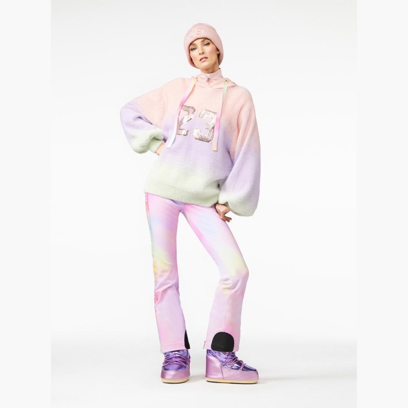 Sudadera con Capucha Goldbergh DESIRE hooded knit Pink/Purple | UVQSED-591