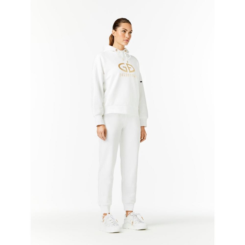 Sudadera con Capucha Goldbergh HARVARD Blancas | BYTCHR-105