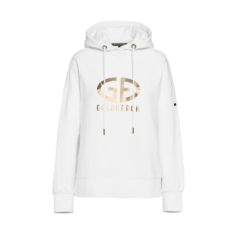 Sudadera con Capucha Goldbergh HARVARD Blancas | BYTCHR-105