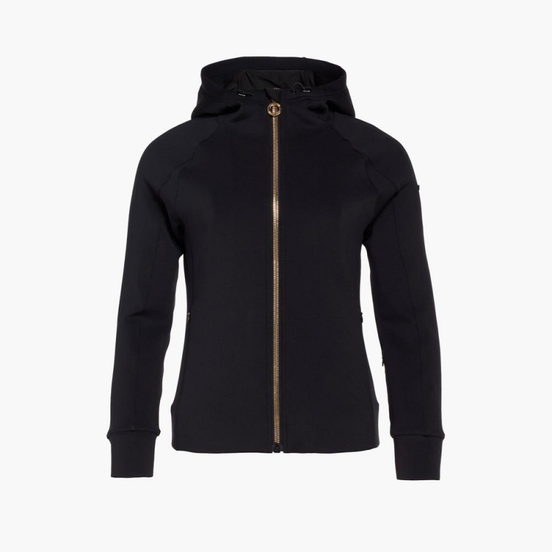 Sudadera con Capucha Goldbergh RAY full zip hooded cardigan Negras | ZBGMHJ-213