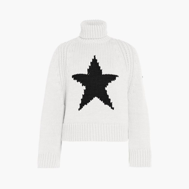 Suéter Goldbergh BEAUTY long sleeve knit Blancas | ENVBTZ-503