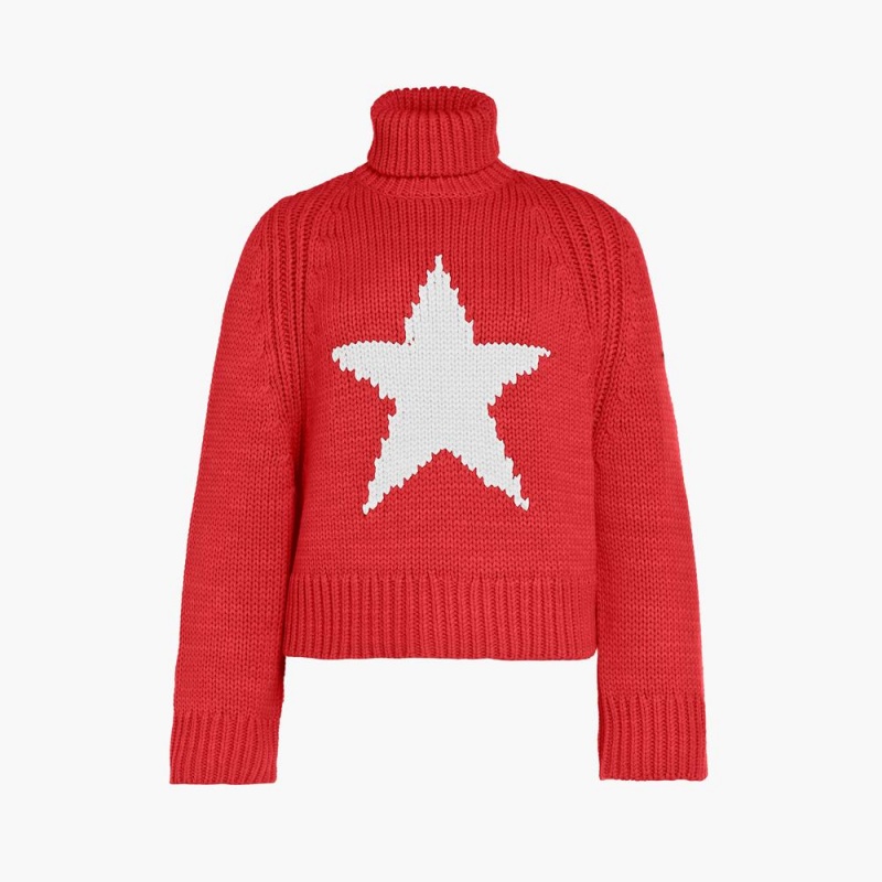 Suéter Goldbergh BEAUTY long sleeve knit Rojas | EUQFBT-259