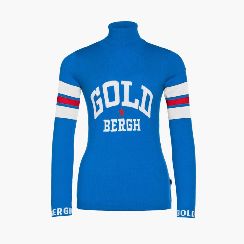 Suéter Goldbergh BISCUIT long sleeve knit Azules | HMBICR-934