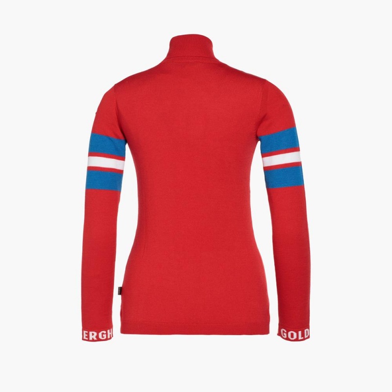 Suéter Goldbergh BISCUIT long sleeve knit Rojas | POJXIF-745