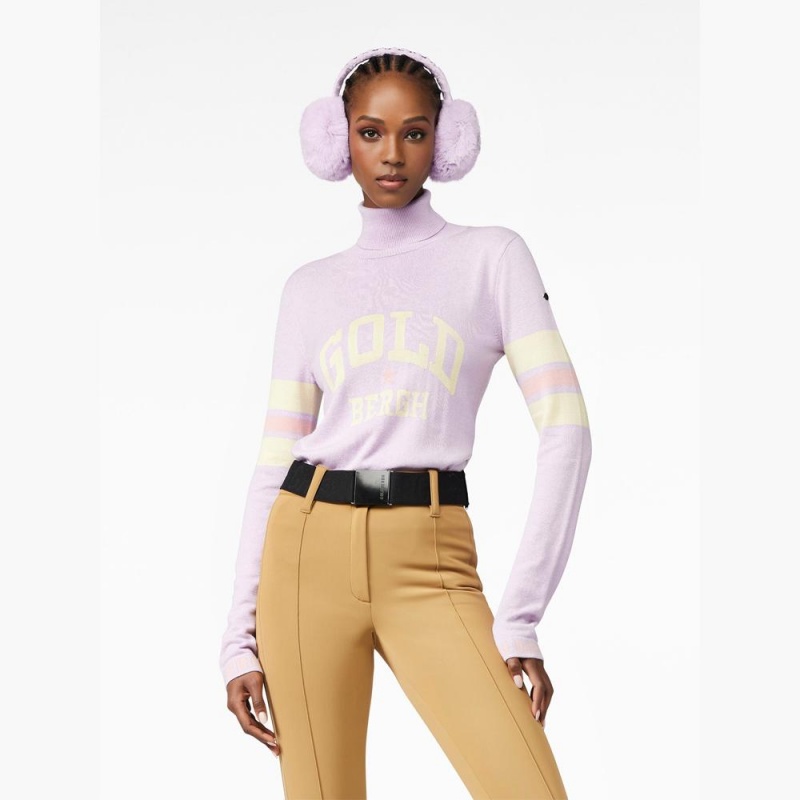 Suéter Goldbergh BISCUIT long sleeve knit Moradas | EMOIXP-897