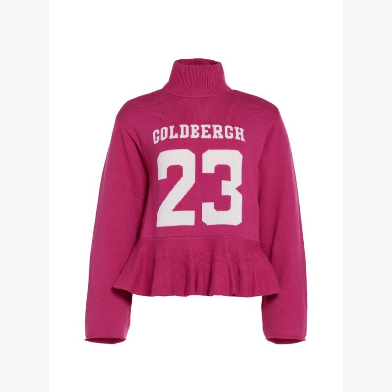 Suéter Goldbergh DANGLE long sleeve knit Rosas | ENAYCG-627