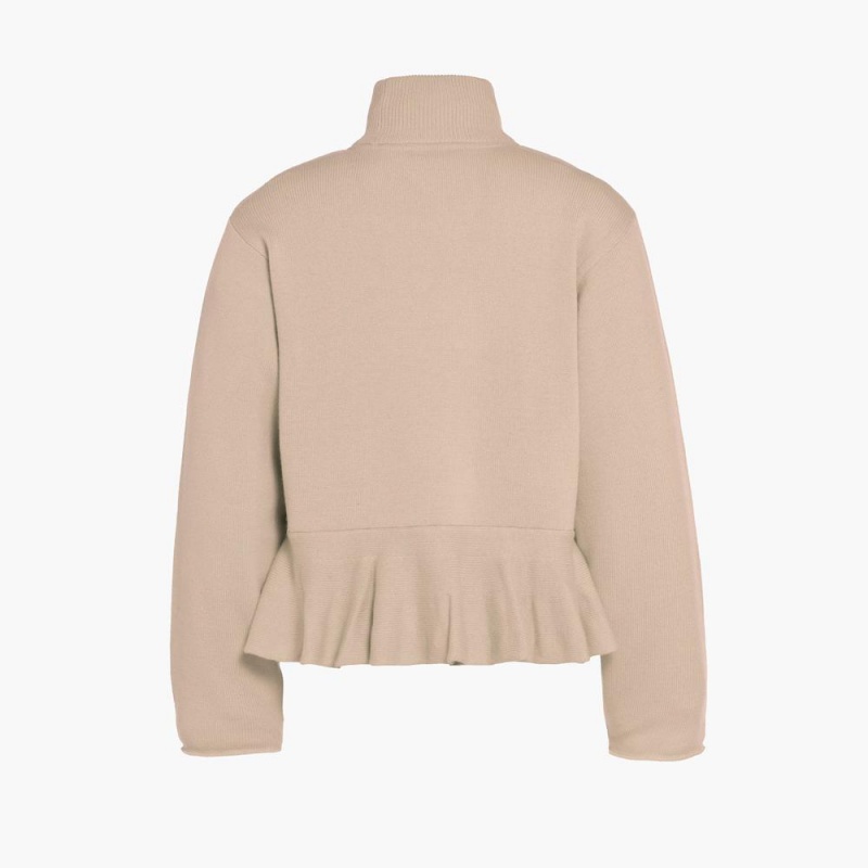 Suéter Goldbergh DANGLE long sleeve knit Beige | LYPHTS-506