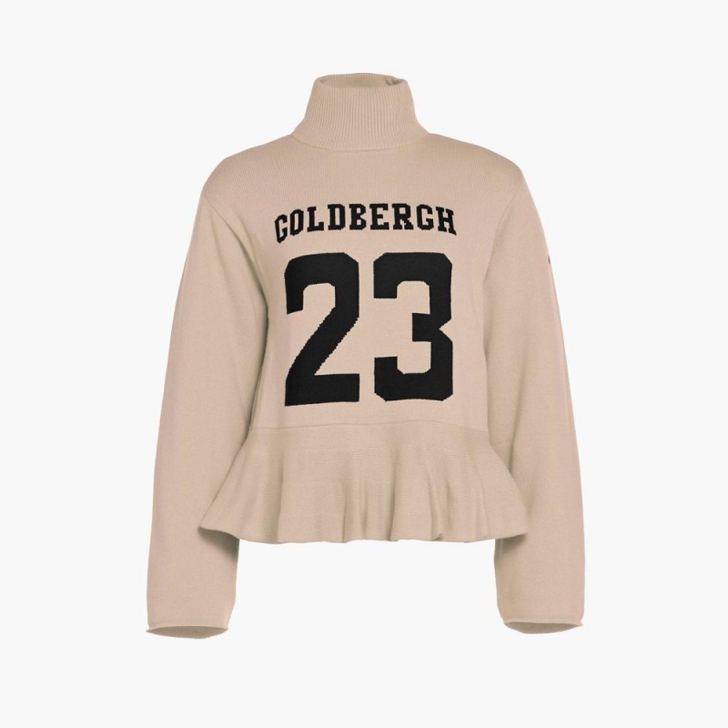 Suéter Goldbergh DANGLE long sleeve knit Beige | LYPHTS-506