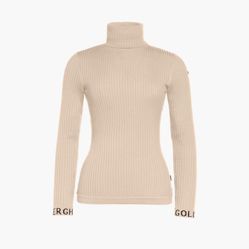 Suéter Goldbergh MIRA long sleeve knit Beige | UCYTVL-524