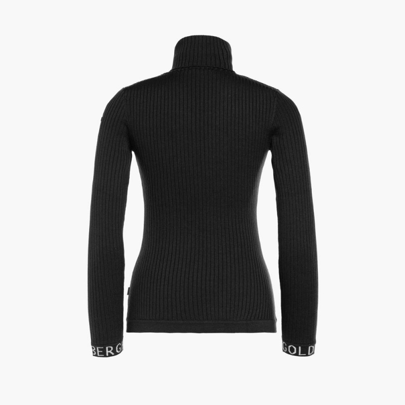 Suéter Goldbergh MIRA long sleeve knit Negras | BMFDHU-854