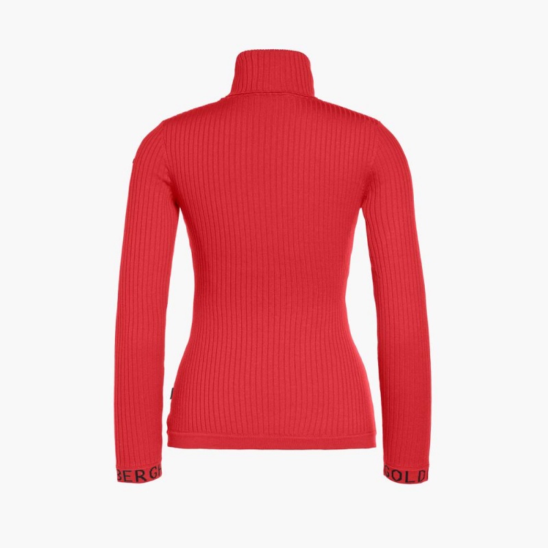 Suéter Goldbergh MIRA long sleeve knit Rojas | EQYKSJ-647