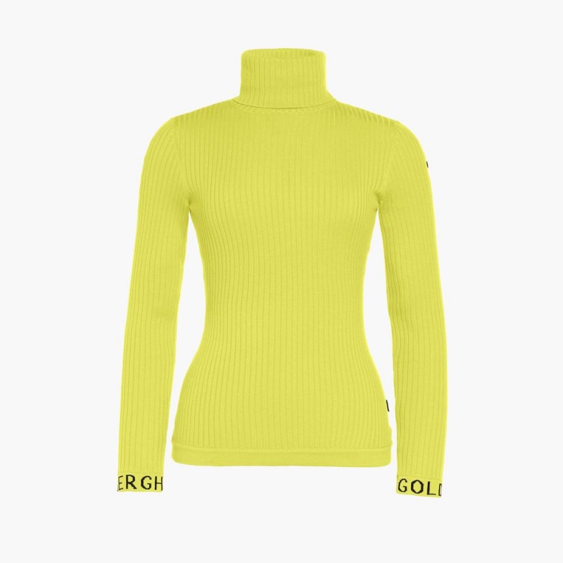 Suéter Goldbergh MIRA long sleeve knit Verde Claro | ITCRDV-381