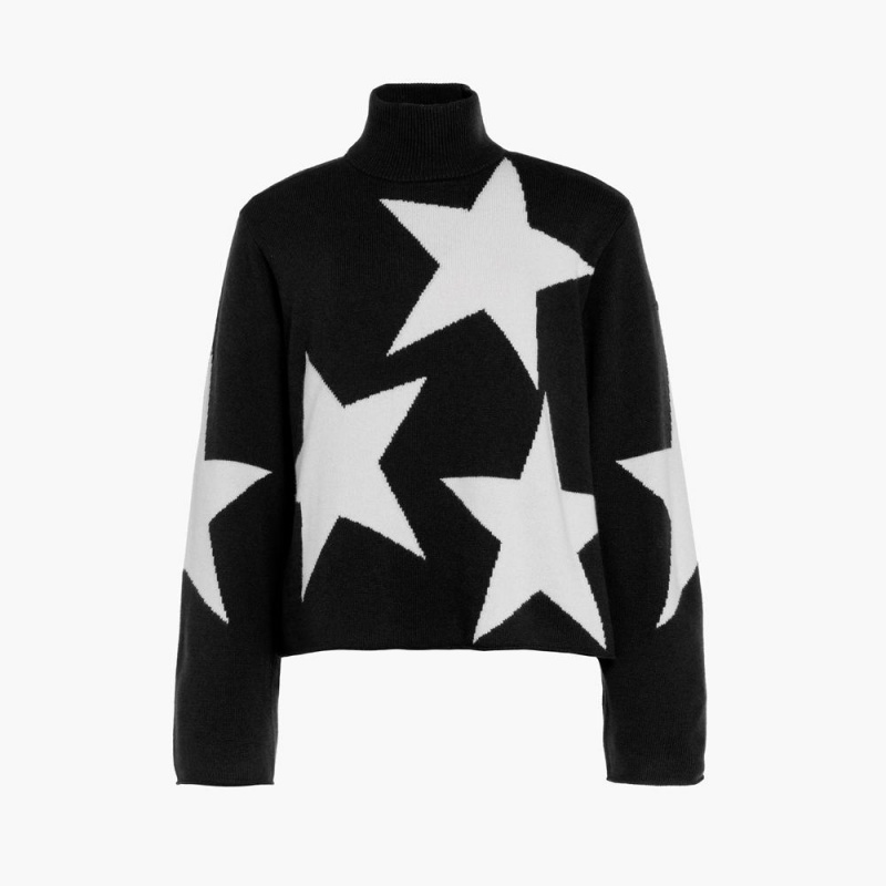 Suéter Goldbergh RISING STAR long sleeve knit Negras | JFQXSM-620