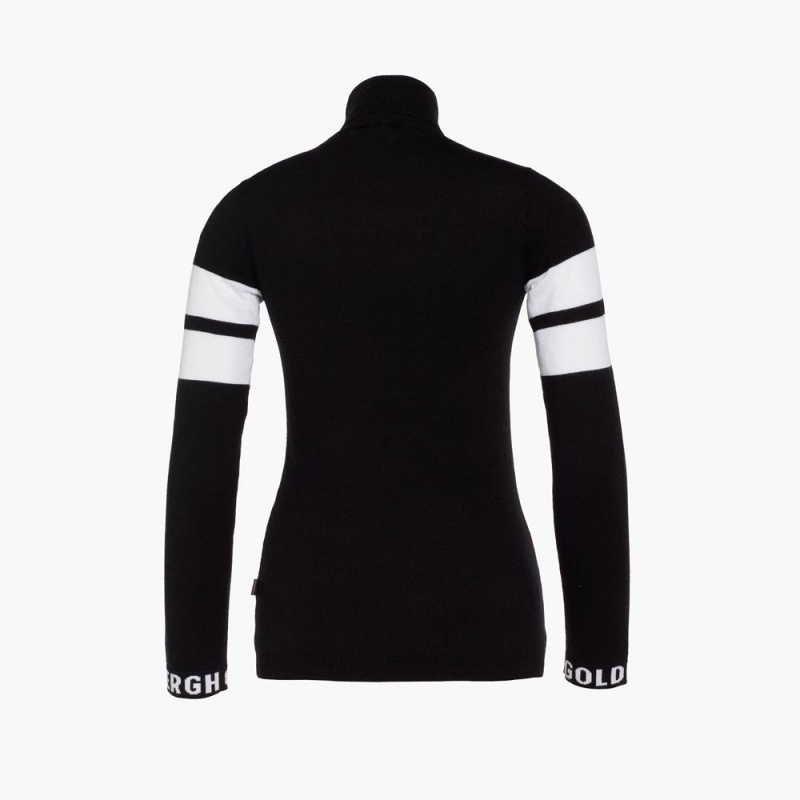 Suéter Goldbergh ROCKET long sleeve knit Negras | ZFJBPD-613